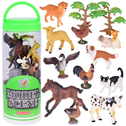 Set figurine cu animale de la ferma