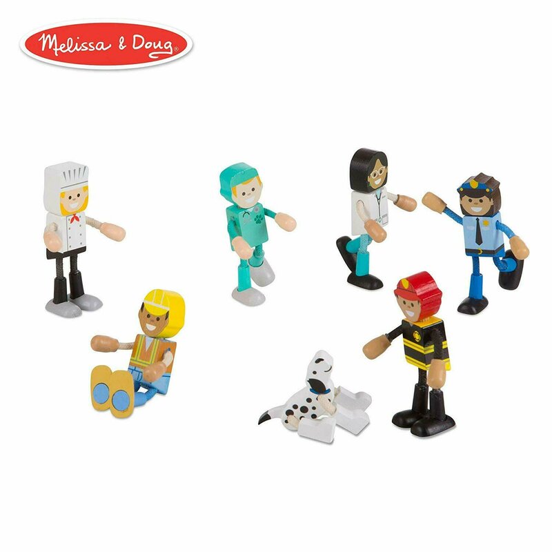 Melissa & doug - set papusi meserii flexibile