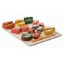 Set fructe feliate, Free2Play, Cu inchidere velcro, Din lemn, 20 piese, Multicolor - 2