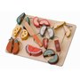 Set fructe feliate, Free2Play, Cu inchidere velcro, Din lemn, 20 piese, Multicolor - 4