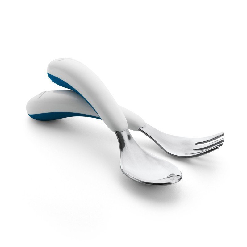 Oxo tot - set furculita si lingurita copii, navy