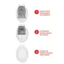 Set igiena Skip Hop: Recipient pentru cladire si cadita inteligenta, Cu suport detasabil, Pentru 3 etape de crestere, 2 doua pozitii ergonomice, Antiderapanta, Fara PVC si ftalati, 0 luni+, 70 x 48 x 29 cm, Alb/Gri - 12