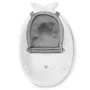 Set igiena Skip Hop: Recipient pentru cladire si cadita inteligenta, Cu suport detasabil, Pentru 3 etape de crestere, 2 doua pozitii ergonomice, Antiderapanta, Fara PVC si ftalati, 0 luni+, 70 x 48 x 29 cm, Alb/Gri - 16