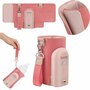 Set incalzitor biberoane, Lionelo, ThermUp Go Evo, USB, 5 trepte incalzire, Roz + 2x biberoane, Philips Avent, Cu supapa AirFree, 0 luni+, 125 ml, Alb - 6