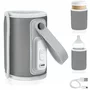 Set incalzitor biberoane, Lionelo, ThermUp Go, portabil, USB, Gri + 2x biberoane, Philips Avent, Cu supapa AirFree, 0 luni+, 125 ml, Alb - 4