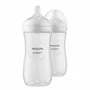 Set ingrijire Philips Avent: Biberon anticolici, Natural Response, 330 ml, 3 luni+, 2 buc + Suzete Soothie, 2 buc, 0-6 luni, Din silicon, Roz - 3