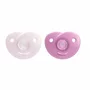Set ingrijire Philips Avent: Biberon anticolici, Natural Response, 330 ml, 3 luni+, 2 buc + Suzete Soothie, 2 buc, 0-6 luni, Din silicon, Roz - 21