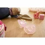 Set ingrijire Philips Avent: Biberon anticolici, Natural Response, 330 ml, 3 luni+, 2 buc + Suzete Soothie, 2 buc, 0-6 luni, Din silicon, Roz - 22