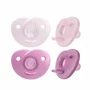 Set ingrijire Philips Avent: Biberon anticolici, Natural Response, 330 ml, 3 luni+, 2 buc + Suzete Soothie, 2 buc, 0-6 luni, Din silicon, Roz - 17