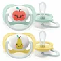 Set ingrijire Philips Avent: Biberon anticolici, Natural Response, 330 ml, 3 luni+, 2 buc + Suzete Ultra Air, Ortodontice, 2 buc, 0-6 luni, Din silicon, Verde/Galben - 14