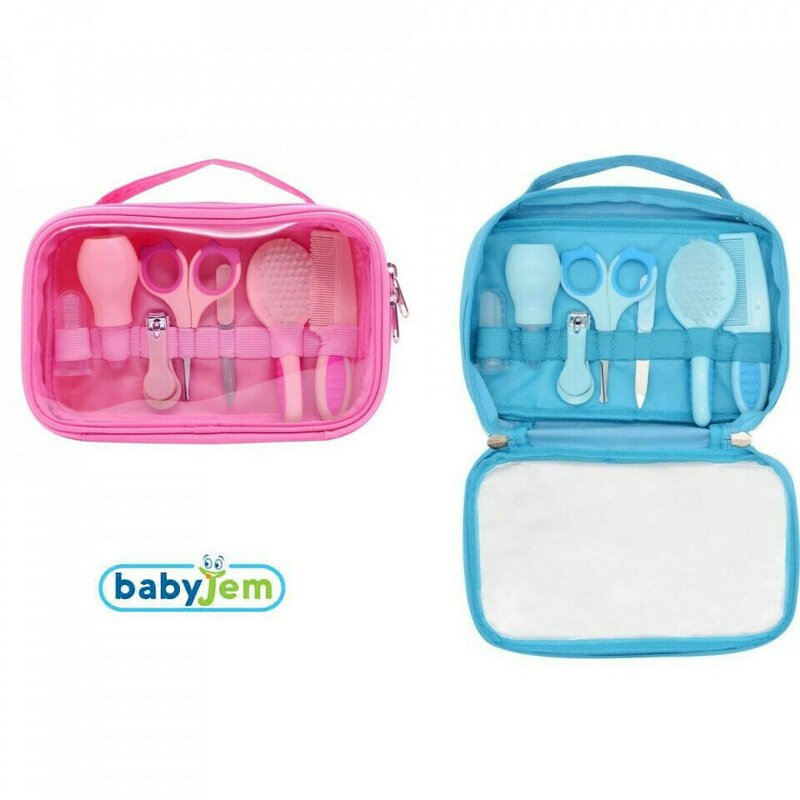 Babyjem - Set ingrijire copii cu 7 piese (Culoare: Roz)