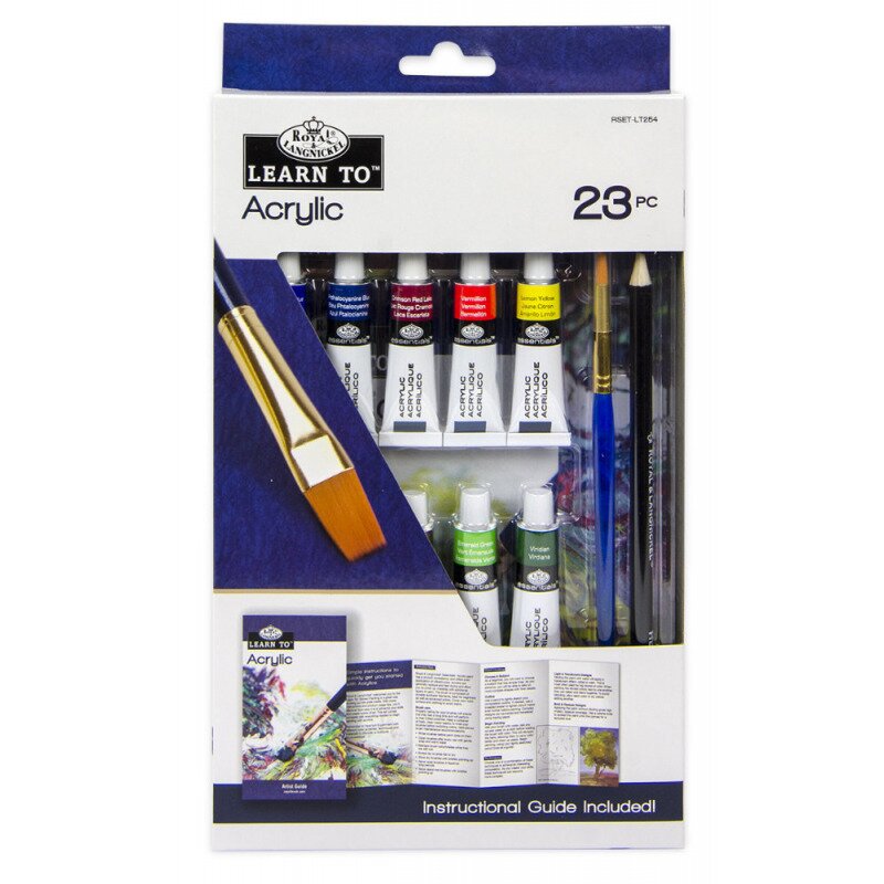 Set invata sa pictezi 23 piese-acrilic