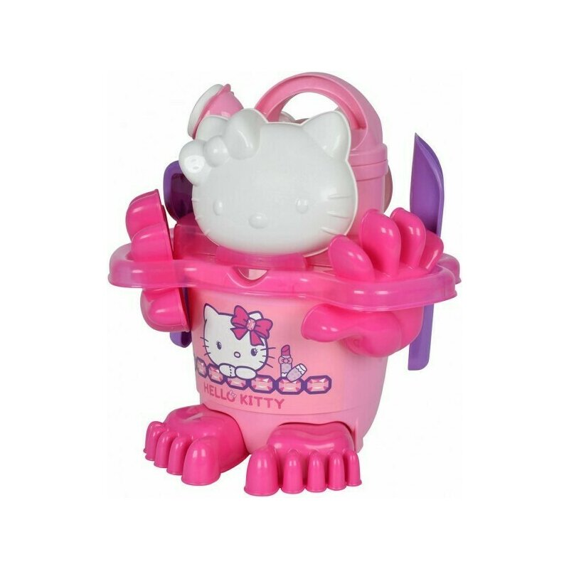 Androni giocattoli - set jucarii nisip androni hello kitty 10 accesorii