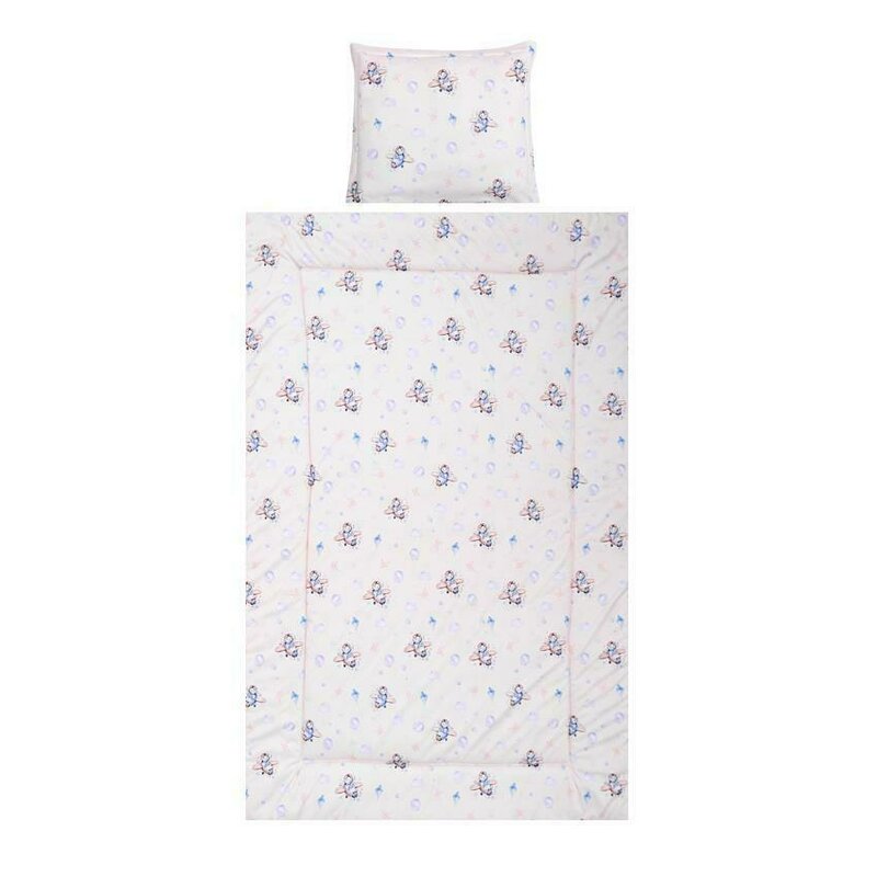 Lorelli - lenjerie 3 piese cosy , aeroplane, din bumbac, 150x100 cm, albastru