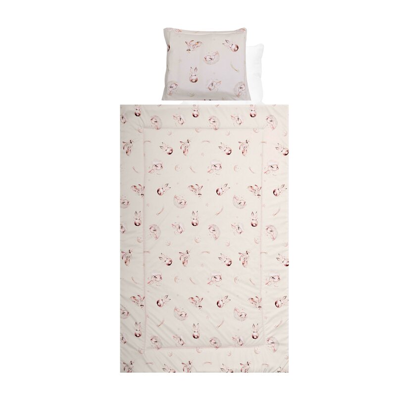 Lorelli - lenjerie 4 piese , bunnies din bumbac, bej