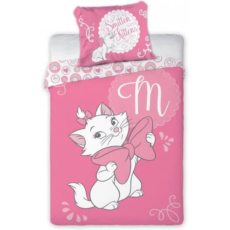 Set lenjerie pat copii marie smitten kittens 100x135 + 40x60 suncity prv586622