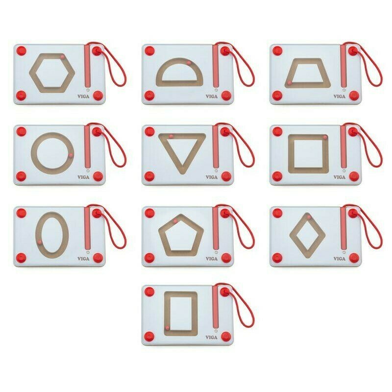 Viga - set magnetic forme geometrice , pentru scriere