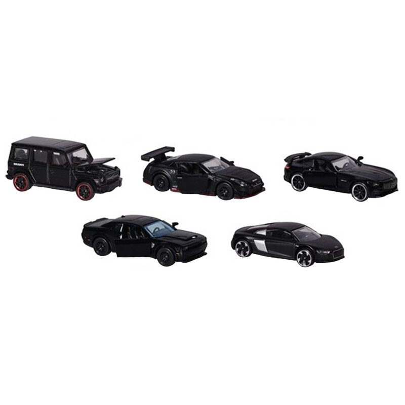 Majorette - set vehicule black edition 5 piese