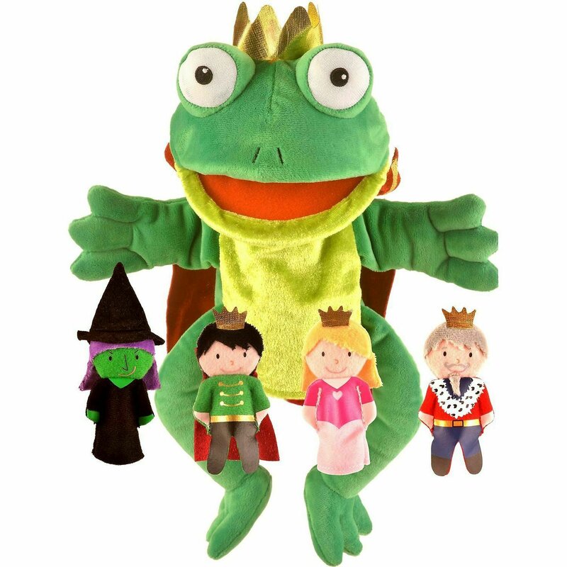 Fiesta crafts - set marionete printul broscoi