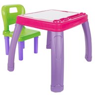 Pilsan - Set Masuta cu scaun pentru copii  Study Table pink green