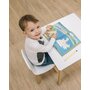Set masuta si doua scaune, FreeON, Athena, Pentru copii, Din lemn, Conform cu standardele europene de securitate EN71-1;2018, EN71-2:2020, EN71-3:2021, Alb - 8