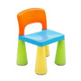 Set masuta si doua scaune pentru copii, Multicolor, Cu parte detasabila si reversibila, Partea reversibila pentru Lego Duplo, New Baby - 5
