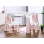 Set masuta si doua scaune, FreeON, Neo, Pentru copii, Cu doua sertare, Cu masa reglabila la doua inaltimi, Conform cu standardele europene de securitate EN71-1;2018, EN71-2:2020, EN71-3:2021, Roz - 3