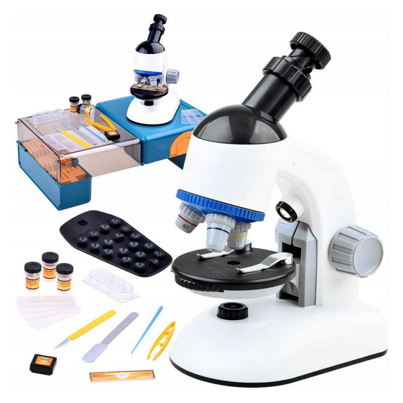 Set microscop pentru laboratorul de joaca, cu accesorii