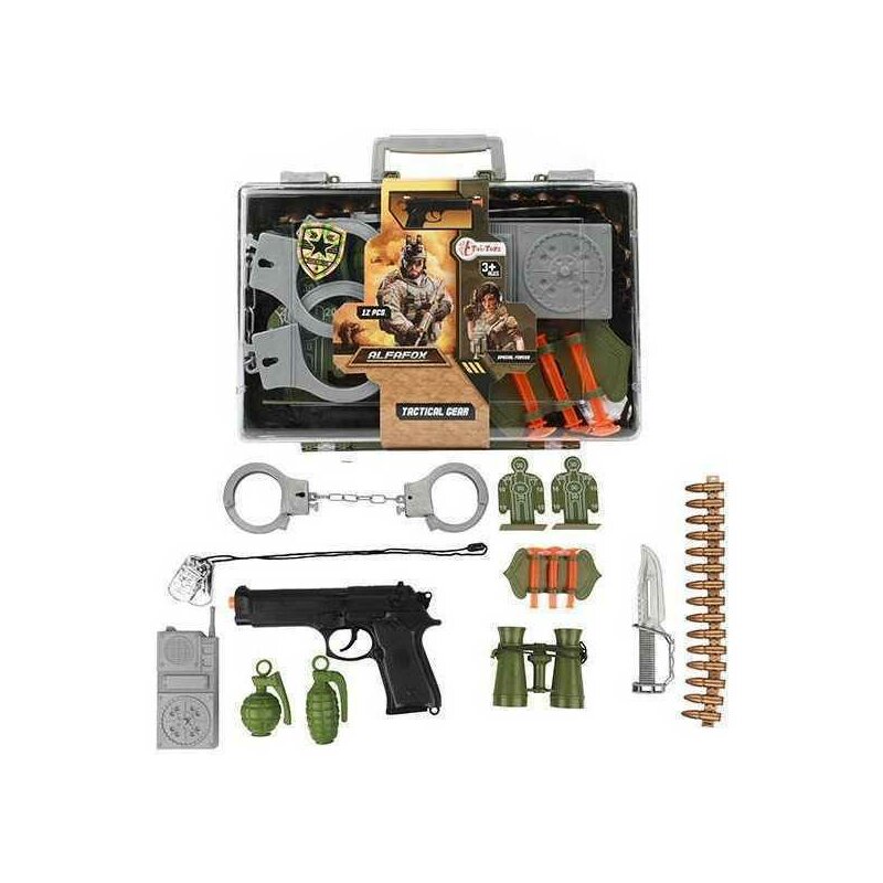 Toi-toys - set militar cu accesorii alfafox tt14706a