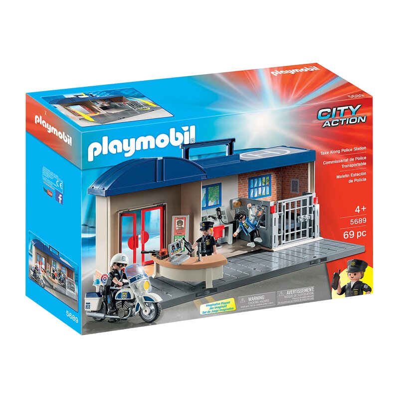 Playmobil - set mobil statie de politie