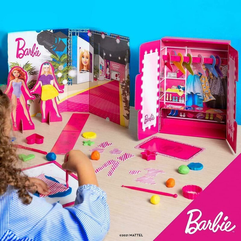 Lisciani - Set modelaj Barbie - Parada modei