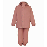 Set Old Rose jacheta+pantaloni ploaie - En Fant 80