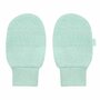Set pentru bebe, New Baby, I AM, 7 piese, Cu botosei, jacheta maneca lunga, caciulita, body cu maneca lunga, pantalonasi si salopeta cu botosei si manusi, 100% bumbac, Marime 56, 0-3 luni, Mint - 6