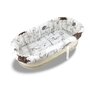 Set pentru landou/cosulet, MimiNu, Cu protectie, saltea si pernuta, Din bumbac certificat Oeko Tex Standard 100, Design, Woodland - 2