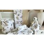 Set pentru landou/cosulet, MimiNu, Cu protectie, saltea si pernuta, Din bumbac certificat Oeko Tex Standard 100, Savanna - 5