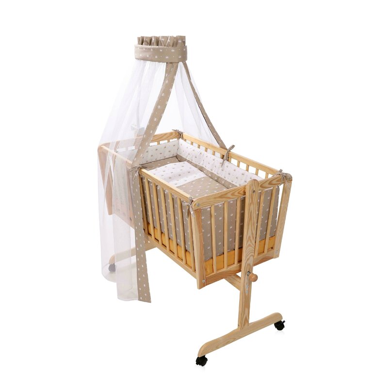 Lorelli - set pentru patut balansoar eva ranforce latte crowns