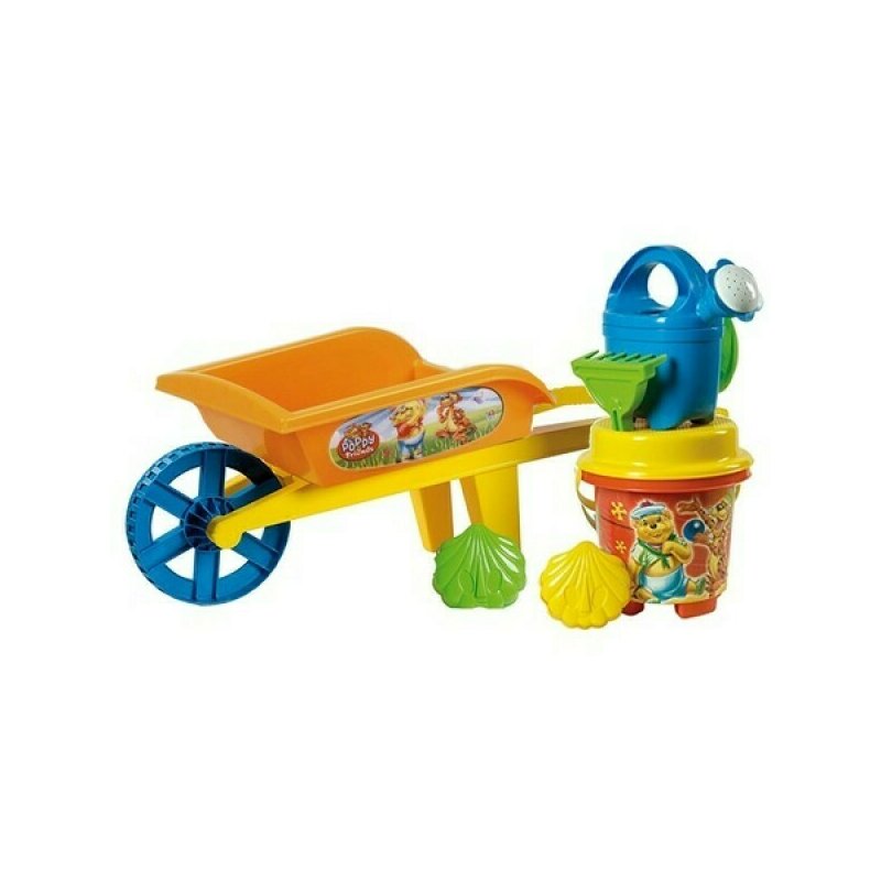 Androni giocattoli - set plaja roaba cu galetusa si accesorii androni poppy bear