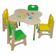 Beleduc - Set Play Corner cu masuta scaunele si jocuri- 
