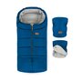 Set plimbare Petite&Mars cu sac de iarna, Jibot, Impermeabil, 100x48 cm si manusi calduroase pentru carucior, Jasie, Ocean Blue - 1