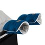 Set plimbare Petite&Mars cu sac de iarna, Jibot, Impermeabil, 100x48 cm si manusi calduroase pentru carucior, Jasie, Ocean Blue - 7