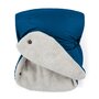 Set plimbare Petite&Mars cu sac de iarna, Jibot, Impermeabil, 100x48 cm si manusi calduroase pentru carucior, Jasie, Ocean Blue - 9