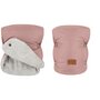 Set plimbare Petite&Mars cu sac de iarna, Jibot, Impermeabil, 100x48 cm si manusi calduroase pentru carucior, Jasie, Pink - 4