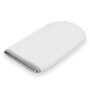 Set prosop cu gluga si manusa baie, New Baby, Dimensiune 80 x 80 cm, Basic, White-gray - 3