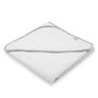Set prosop cu gluga si manusa baie, New Baby, Dimensiune 80 x 80 cm, Basic, White-gray - 4