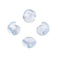Set protectIi, BabyOno, Pentru colturi ascutite, Absorbtie a socurilor, Cu adeziv, 4 bucati, Transparent
