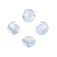 Set protectIi, BabyOno, Pentru colturi ascutite, Absorbtie a socurilor, Cu adeziv, 4 bucati, Transparent