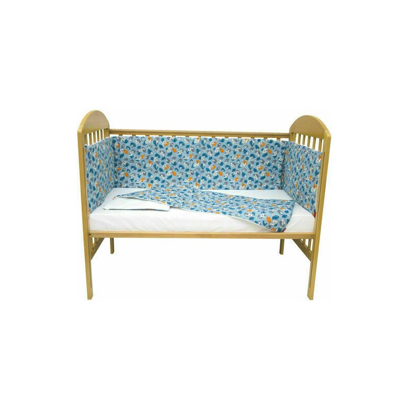 Kidsdecor - set protectii patut 70 x 140 cm tiger jungle