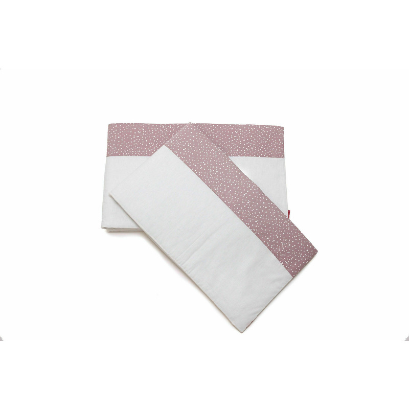 Set protectii patut marshmellow spots, din bumbac, 63x127 cm