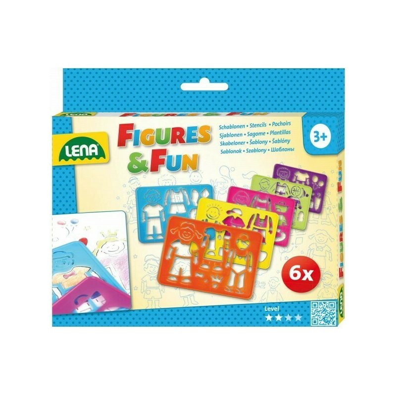 Lena - set sabloane si figurine