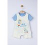 Tongs baby - Set salopeta cu tricou Great detectives pentru bebelusi,  (Culoare: Albastru, Marime: 6-9 luni) - 3